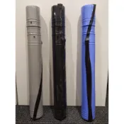 藝城美術~(中)三節式揹帶式伸縮 圖筒 畫筒 海報筒--伸縮63~100cm直徑8公分圖紙收納藍灰黑三色(外觀64cm)