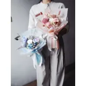 NICE DAY 員林店 鬱金香 鬱金香花束 滿天星永生花 向日葵花束 花束 乾燥花束 永生花束 畢業花束 母親節