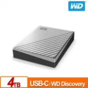 【紐頓e世界】My Passport Ultra 4TB Type-C 2.5吋行動硬碟 炫光銀WDBFTM0040BSL-WESN