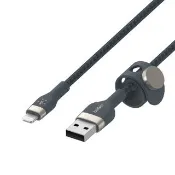【BELKIN】BOOST↑CHARGE PRO Flex USB-A to Lightning傳輸線 1M_4色(CAA010bt1M)