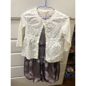 常春藤禮服洋裝女童130適穿含外套