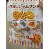 ～店面現貨～7/27日本境內單獨包裝期限2027.04.09 /3種口味夾心餅乾/燒果子/150 g/芒果/藍莓/草莓