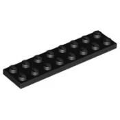 Lego 樂高 黑色 2x8 薄板 薄片 薄磚 底板 Black Plate 3034 303426