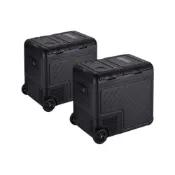 (店+)【KZM】車載行動電冰箱 35L 55L 行動冰箱 車用冰箱 露營冰箱 雙重冷卻 獨立收納區域 逐露天下