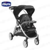 chicco-Bravo for 2雙人秒收手推車-鋼鐵灰 雙寶推車 限量送專利Air導流透氣軟墊