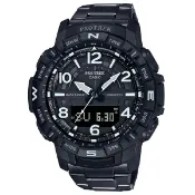 大高雄鐘錶城 CASIO卡西歐PRO TREK PRT-B50YT-1 登山腕錶感測自然環境的變化50.8mm｜樂天領券現折★全館特惠中★指定刷卡回饋10%