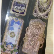 【分裝】菜園子工作室 日月星陣 （寬版） 立體燙金亮面PET 重油亮面PET 和紙重油 塔羅牌 背景 估卡 素材