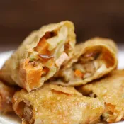 寶達港式餐廳 鮮菇腐皮卷(全素) 12個/盒【素食】【港點】【寶達蔬食餐廳】【港式點心】