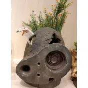 （全新品）日本正版 吉卜力動畫手稿展紀念 宮崎駿 天空之城 機器人 機器人兵 花器 花盆