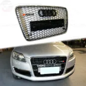 KP擎利國際 AUDI 奧迪07-15 Q7 RS7  蜂巢水箱罩 奧迪改裝