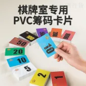 【防水磨砂】麻將籌碼卡 籌碼幣 棋牌室專用 打麻將牌子 代幣 籌碼 幣 卡片 台灣出貨