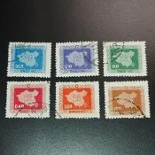 草莓小舖．．．（．46年．常83．平版中華民國地圖郵票．）舊票a1