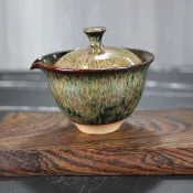 【秋冬好禮】秘林 天目釉 蓋碗 蓋杯 鶯歌名家葉敏祥作品