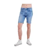 【Lee】出清品-男裝 牛仔短褲 / 901 刷白彈性 中藍洗水(LL210103BHH)