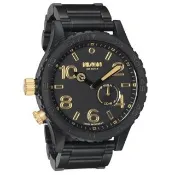【NIXON】The 51-30超越潛能運動腕錶-鋼帶-金(NXA0571041)
