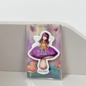 『牧莎記事』隱藏版NO.85 迷你草皮印章 橡皮印章 收藏章 Gorjuss G娃 空靈娃娃-英國進口