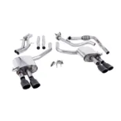 MILLTEK Avant 3.0T V6 四門 黑尾飾 B9 S4 四出 中尾段 AUDI 排氣管【YGAUTO】