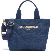 {限時降價！}老佛爺 KARL LAGERFELD Voyage Tote bag 卡爾拉格斐 牛仔丹寧托特包 全新現貨