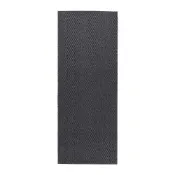 【IKEA 宜家家居】MORUM 平織地毯 室內/戶外用，深灰色，80x200 公分
