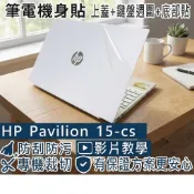 【Ezstick】HP Pavilion 15-cs 15-cs0071TX 筆電機身貼｜霧面質感款｜上蓋+鍵盤週圍+底
