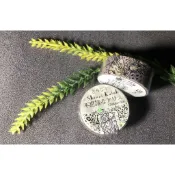 (現貨) 日本製_日本作家加藤真治_Shinzi Katoh_“不思議的愛麗絲“燙金紙膠帶_兔子洞_手帳 日本紙膠帶