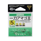 🌊沖繩釣具🌊GAMAKATSU  一刀アマゴ王 一刀鉤半スレ蝦鉤釣蝦鉤鯽魚鉤泰國蝦鉤高強度半倒鉤一刀蝦鉤 全新品