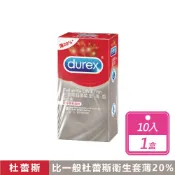 Durex 杜蕾斯 超薄裝更薄型衛生套(10入/盒)