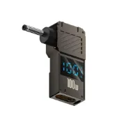(店+)【Kamera 佳美能】HP惠普 筆電 Type-C母轉DC公-7.4mm*5.0mm 數顯轉接頭-20V/100W/5A