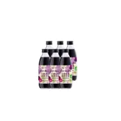 (店+)【陳稼莊】有機桑椹康普茶 300ml x 6入 (台灣本產/三重益生菌酵素飲/低咖啡因/體內環保/順暢)
