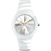 大高雄鐘錶城 Max Max MA2S5091M-8 螺旋時尚中性精密陶瓷腕錶 / 白面 40mm｜樂天領券現折★全館特惠中★指定刷卡回饋10%