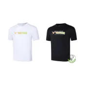 (店+)【VICTOR 勝利體育】五羽倫比 勝利 T-2608 重影 VICTOR T-Shirt 中性款 羽球上衣 羽球服 運動上衣 運動服 排汗衣