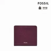 FOSSIL Leon 真皮證件格零錢袋皮夾女短夾SL7829519