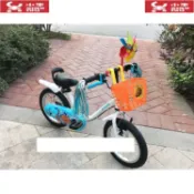 迪卡儂BTWIN兒童自行車車籃擋泥板風車喇叭坐墊腳撐童車全套配件