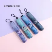 回響小舖 【超輕95克】碳纖羽毛傘 遮陽傘 晴雨傘 超薄傘 防曬傘 摺疊傘 抗風傘 20D綢網紋滌塔夫 輕巧便攜 隨身口袋傘