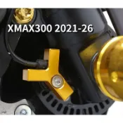 適用於XMAX300機車ABS保護罩，鋁合金材質，XMAX300摩托前剎車傳感器保護殼