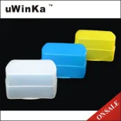 uWinka (3色)佳能Canon副廠適430EX肥皂盒430EX II肥皂盒430EXII肥皂盒430EX2肥皂盒430EX柔光盒,亦適PENTAX AF-360FG肥皂盒Nikon SB-28肥皂盒Nissin DI466