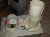 二手司耐浦 刨冰機器人 夏之雪 GC-601 電動 刨冰機+ 搾汁機配件不拆賣
