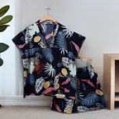 全新95g浴服桑拿服 艾灸理療浴袍 情侶汗蒸男特大號足浴睡袍