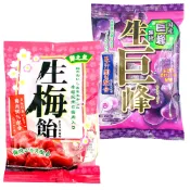 【Ribon 立夢】日本生巨峰葡萄糖52.2g、生梅糖 88.8g 梅子 硬糖 酸甜 梅肉  葡萄