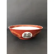 有發票/東昇瓷器餐具=大同強化瓷器福壽無疆8.5吋腰張碗 184