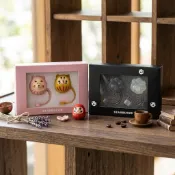 🈵現貨 👺 星巴克 達摩小熊吸管套組 果凍感貓掌吸管套組 🐱🐱🐱 達摩小熊 貓掌 吸管套 矽膠 防塵 趣味性 送禮 自用