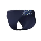 【SPEEDO】男 運動三角泳褲 Medley Logo 海軍藍/深寶石藍