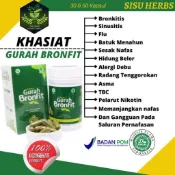 Vitamin Gurah Bronfit Kpsul herbal utk batk,asma,sesak nafas