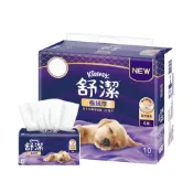 (店+)【Kleenex 舒潔】極絨厚抽取衛生紙 80抽x10包x6串/箱