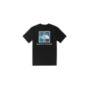 (店+)【The North Face】NF0A4UDW-JK3 北面 腰果花圖案印花美式復古短袖T恤 男女同款 黑色