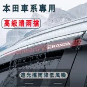 本田晴雨擋 不鏽鋼晴雨窗 CRV HRV Fit CIty CIvic Accord ODyssey專車適用 車窗擋雨板