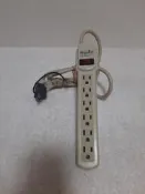 超值二手~台灣阿扁薄式保護傘1切6座3孔(1·2M)15A  1650W 延長線EV-306插座(120公分長)