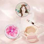 24H台灣出貨 韓國 Makeup Helper  安瓶光澤 保濕 氣墊粉凝霜 23g  21蜜桃色 香草色【花想容】