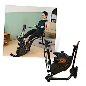 tokuyo 健健美3 in 1全能健身車 TB-345(有氧x重訓一台搞定！在家做腳踏車、划船、重訓)