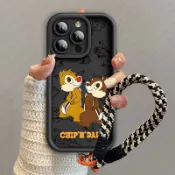 奇奇蒂蒂1+掛繩 防摔殼 iPhone 14 13 PRO 12 11 XS MAX X 8 7 6 i8 i7 手機殼